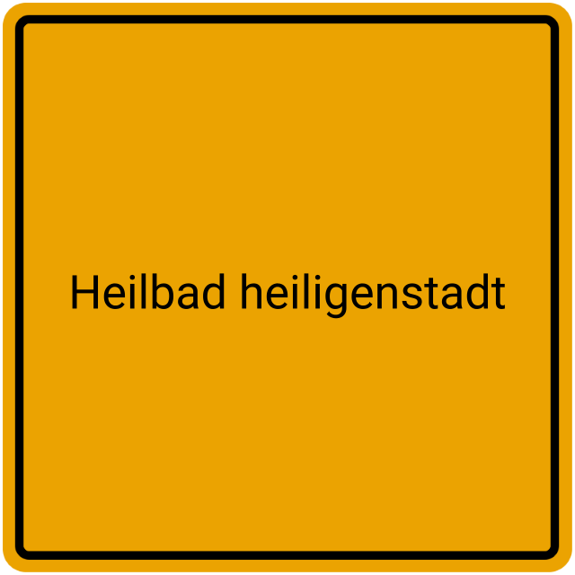 Meldebestätigung Heilbad Heiligenstadt